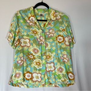 Usindo Floral Short Sleeve Shirt